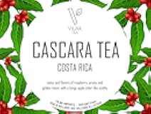Single Origin Costa Rican Cascara Tea - Superfruit Dried Coffee Fruit - SuperFood Dried Coffee Berries/Cherries - 4oz Bag