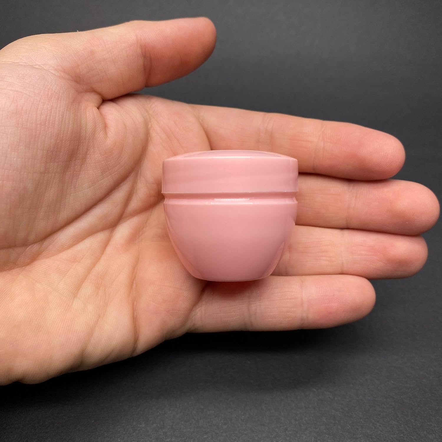20 Ml Kapaklı Pembe Krem Kavanozu, 20 Cc Minik Pomat Kutusu, Mini Krem Kutusu x 10 Adet