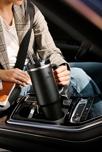 Miniatura 79 de STANLEY Quencher H2.0 Vaso Térmico con asa y pajilla, 64 onzas, tapa Flowstate de 3 posiciones, gran capacidad para viajes y deportes, vaso de acero