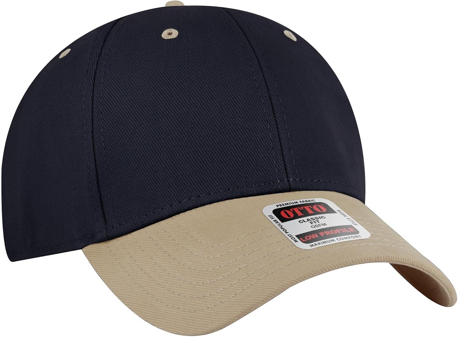 OTTO Cap 6 Panel Low Profile Baseball Cap | Bulk Packs