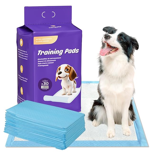 Nanipets® Empapadores Perros, Almohadillas De Entrenamiento para Mascotas SÚPer Absorbentes Y a Prueba…