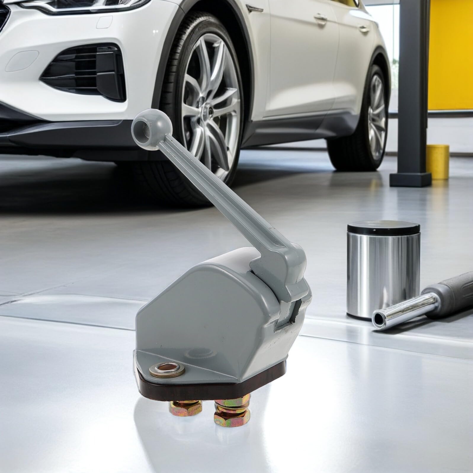 Interruttore Batteria Manuale in Metallo per Disconnessione Alimentazione Anti-furto per Trattori Camion Carrelli Elevatori Macchinari Pesanti e Veicoli Industriali