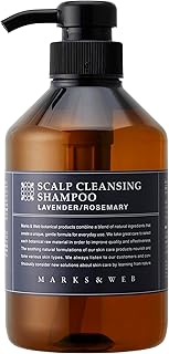 マークスアンドウェブ(MARKS&WEB) スカルプクレンジングシャンプー (500mL, ラベンダー/ローズマリー)
