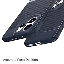 Pikkme Back Cover for Oppo Reno 15 Pro Mini 5G Camera Protection 3D Hexa Cube Design Silicone Protective Bumper Case (Blue) gallery image