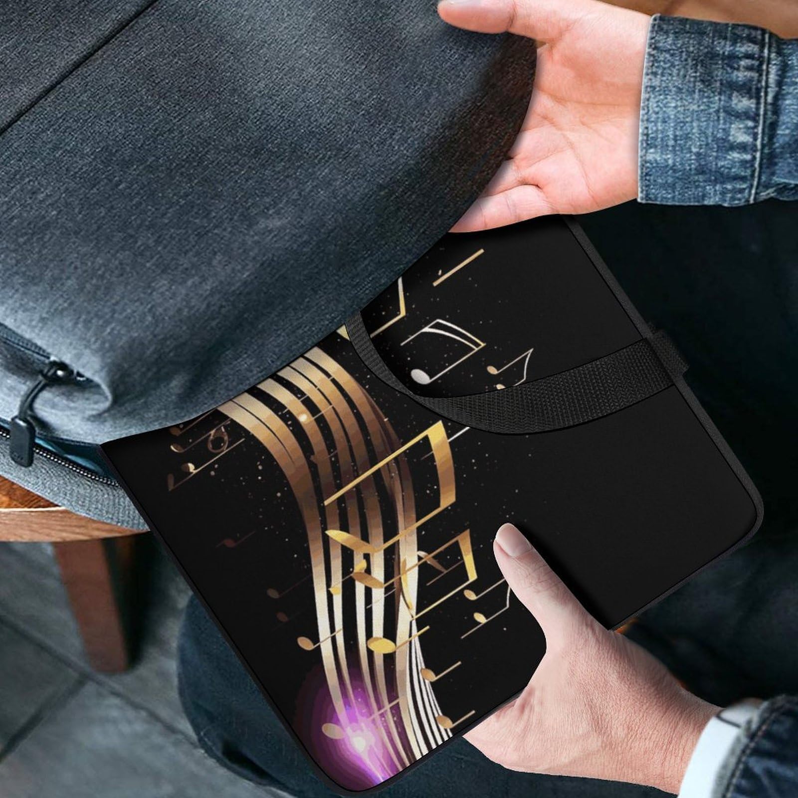 Custodia per laptop da 17", ultra sottile, leggera e impermeabile, in neoprene resistente, con cinghia da polso