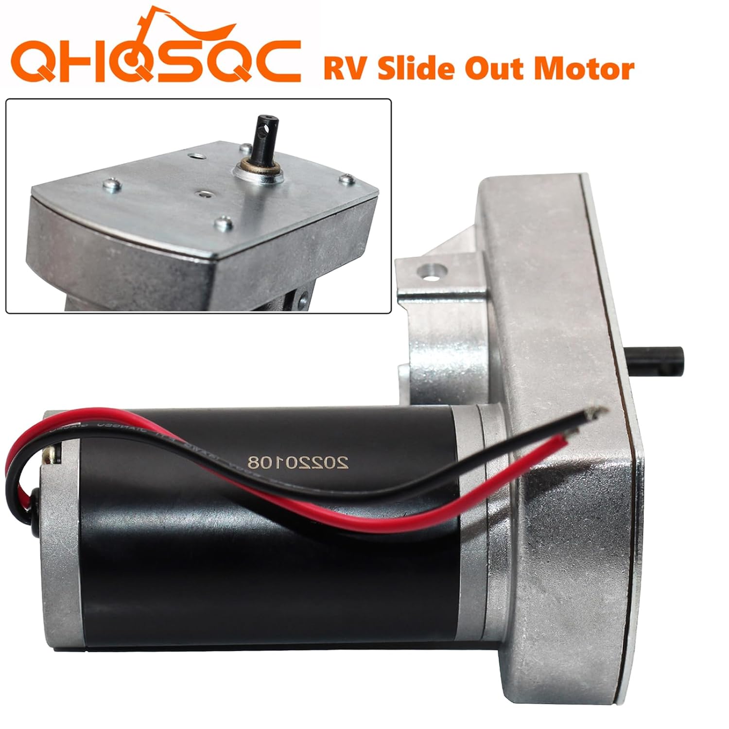 RP-785615 RV Slide Out Motor 18:1Ratio 30 Amp 12 Volt 5800 RPM Compatible with Lippert Through Frame Camper Slideout Motor M-8910, 132682, 168956