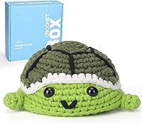 Vista 9 de Kit de ganchillo para principiantes: kit de ganchillo de vaca Highland, incluye hilo suave fácil de tejer, tutorial en video paso a paso, gancho