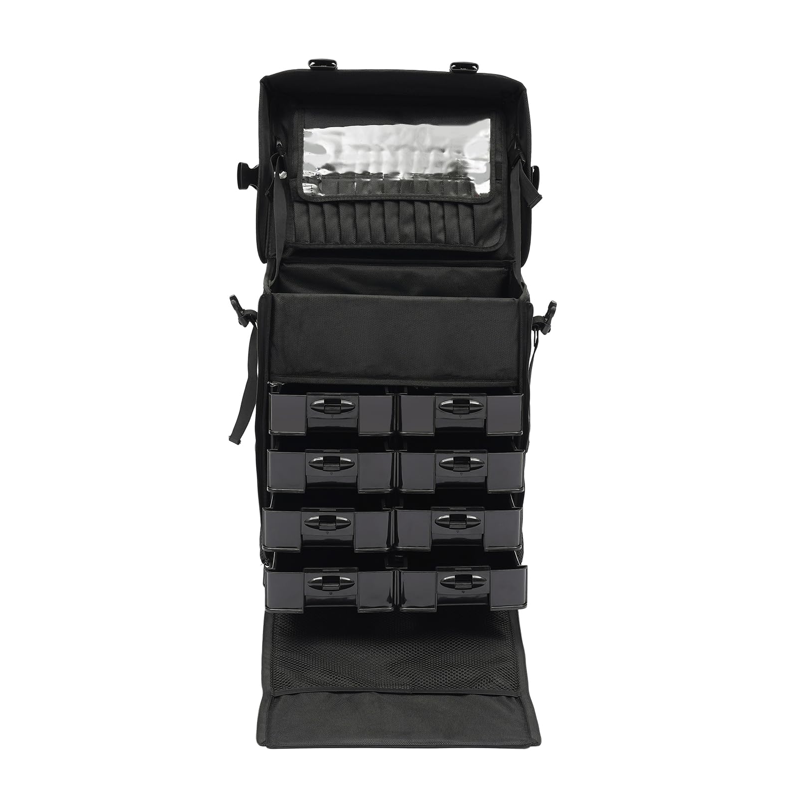 Rolling Makeup Case, Makeup Artist Travel Case, Cosmetology Case With Wheels, Cosmetic Train Organizer Hairdressing Box Make Up Station, Beauty Salon Cosmetic Suitcase Cart For Hairdresser, Artist