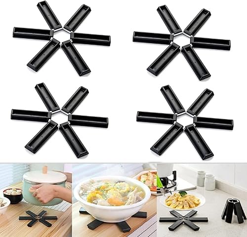 Almohadilla de aislamiento térmico plegable creativa 2023 alfombrilla antideslizante resistente al calor almohadilla aislante del calor de silicona