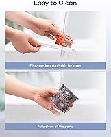 Vista 8 de Ganiza Juicer Machines, Slow Masticating Juicers with Large Feed Chute for Whole Fruits & Vegetables, Cold Press Juicer with 3 Replace Filters for