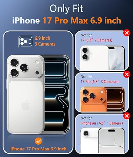 Miniatura 1080 de Fntcase Funda para iPhone 15 Plus y 14 Plus de 6.7 pulgadas, magnética, a prueba de golpes de grado militar, antiamarilleo, delgada, protectora