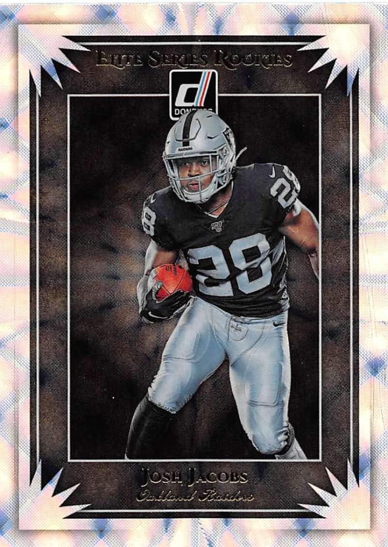 2019 Donruss The Elite Series Rookies #8 Josh Jacobs Oakland Raiders Football Card