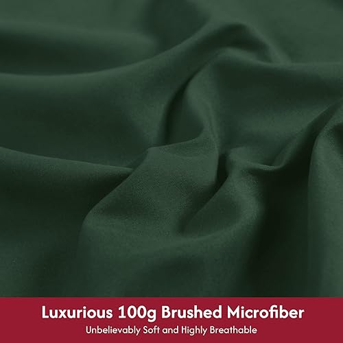 Miniatura 2 de LONAVA Juego de sábanas de tamaño King, juego de 6 piezas sin arrugas, juego de sábanas y fundas de almohada Oeko-TEX de lujo, sábanas de microfibra