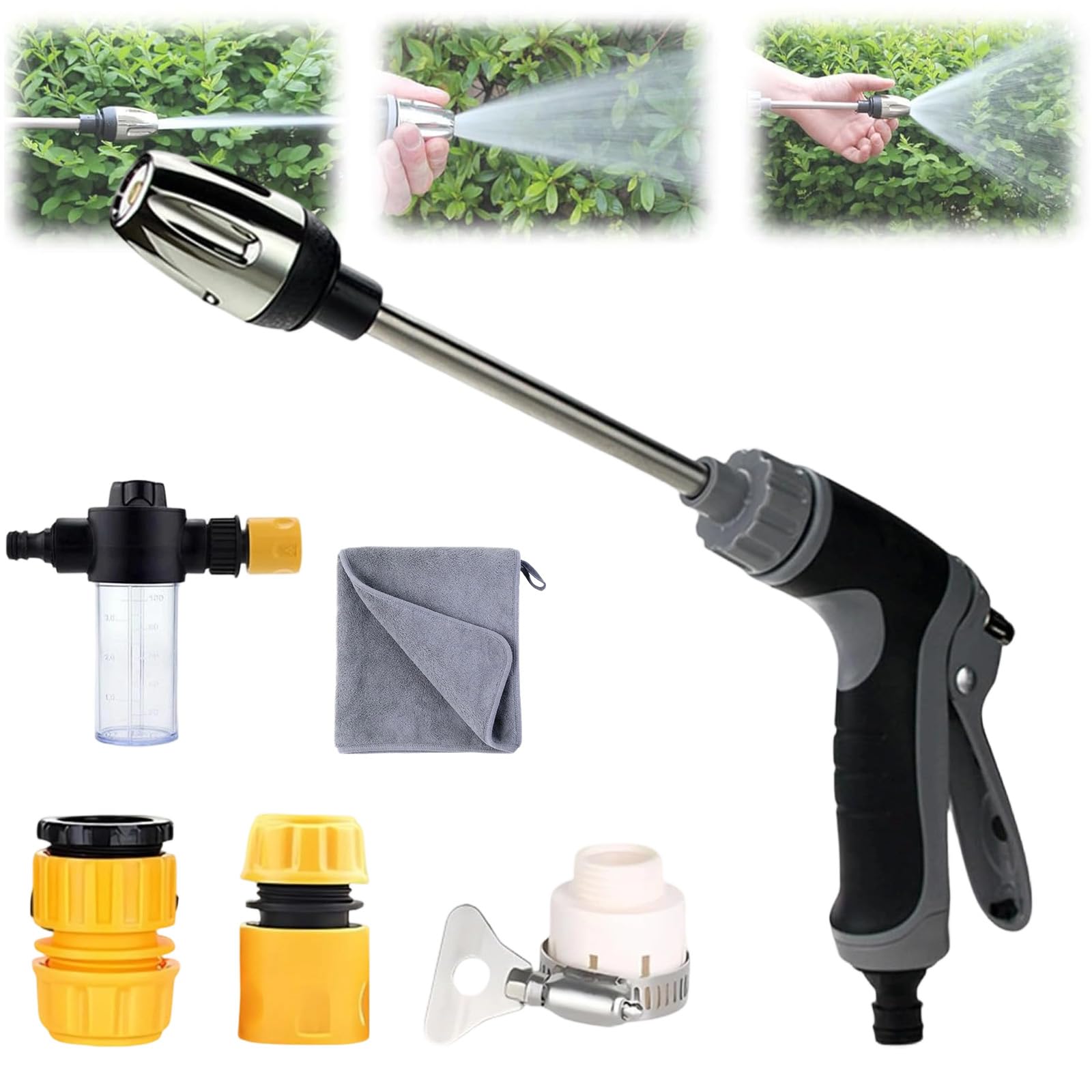 Nettoyeur haute pression portable pour gouttière et lavage auto au jardin