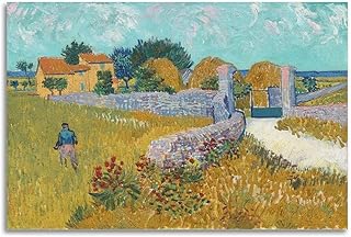 Farmhouse in Provence – Vincent Van Gogh Poster Decorative Painting Canvas Wall Art Living Rooms Bedroom Painting 08x12inch(20x30cm)