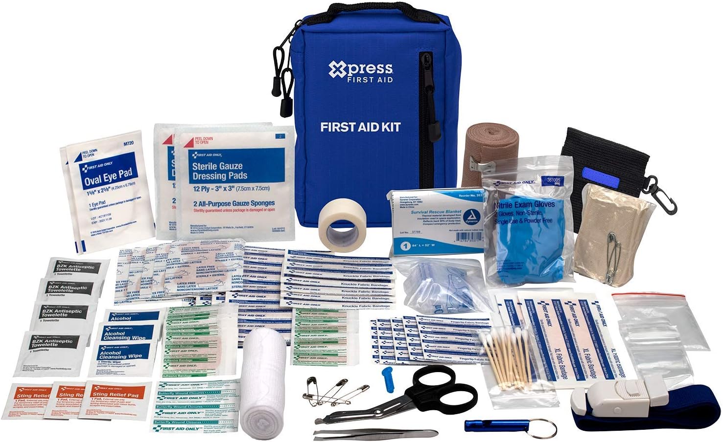 Xpress First Aid 100 Piece All-Purpose First Aid Kit