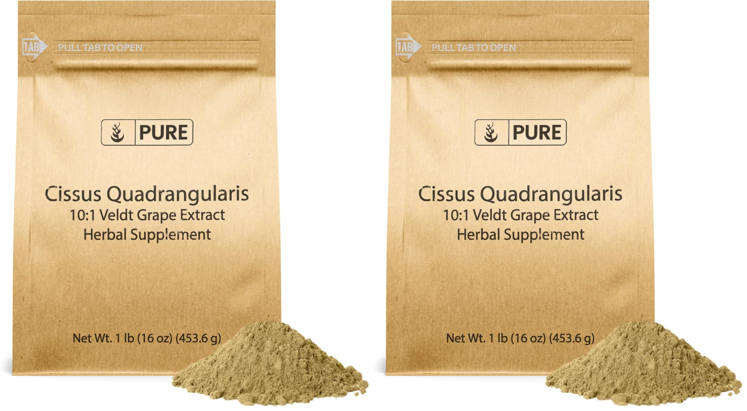 PURE ORIGINAL INGREDIENTS Cissus Quadrangularis Powder