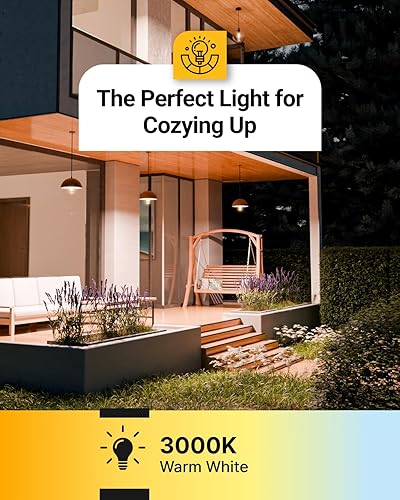 Miniatura 10 de Sunco - Paquete de 4 bombillas LED Edison 4000K blanco frío, CRI90 equivalente a 7 W, 60 W, estilo vintage, ST64, bombilla automática