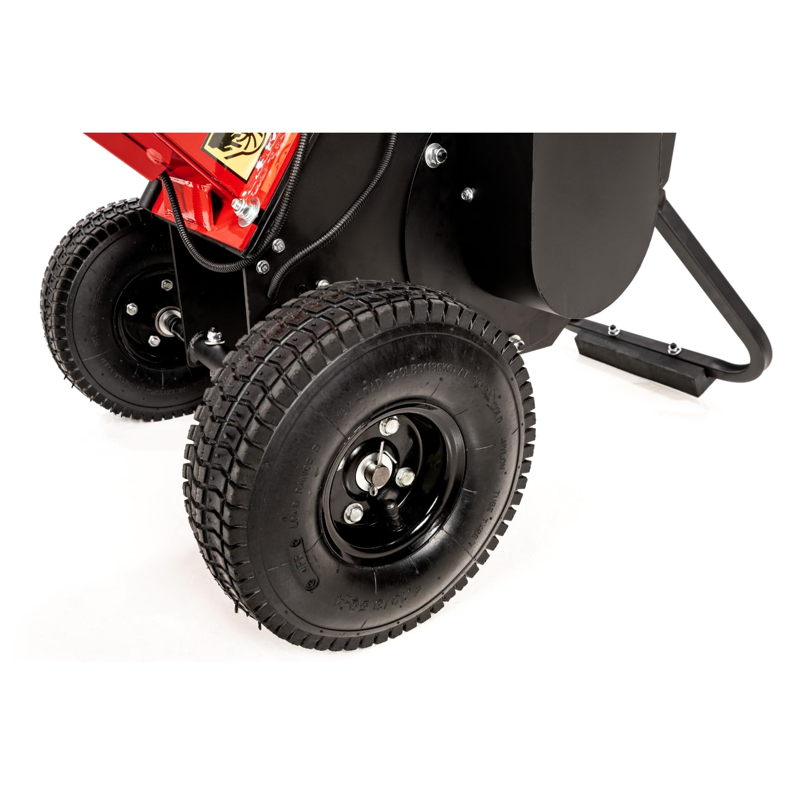 CEDRUS RB02 Broyeur de jardin à essence professionnel – Broyeur à bois et branches puissant avec moteur Loncin G200F 6,5 CV jusqu'à 100 mm de diamètre de branche mobile