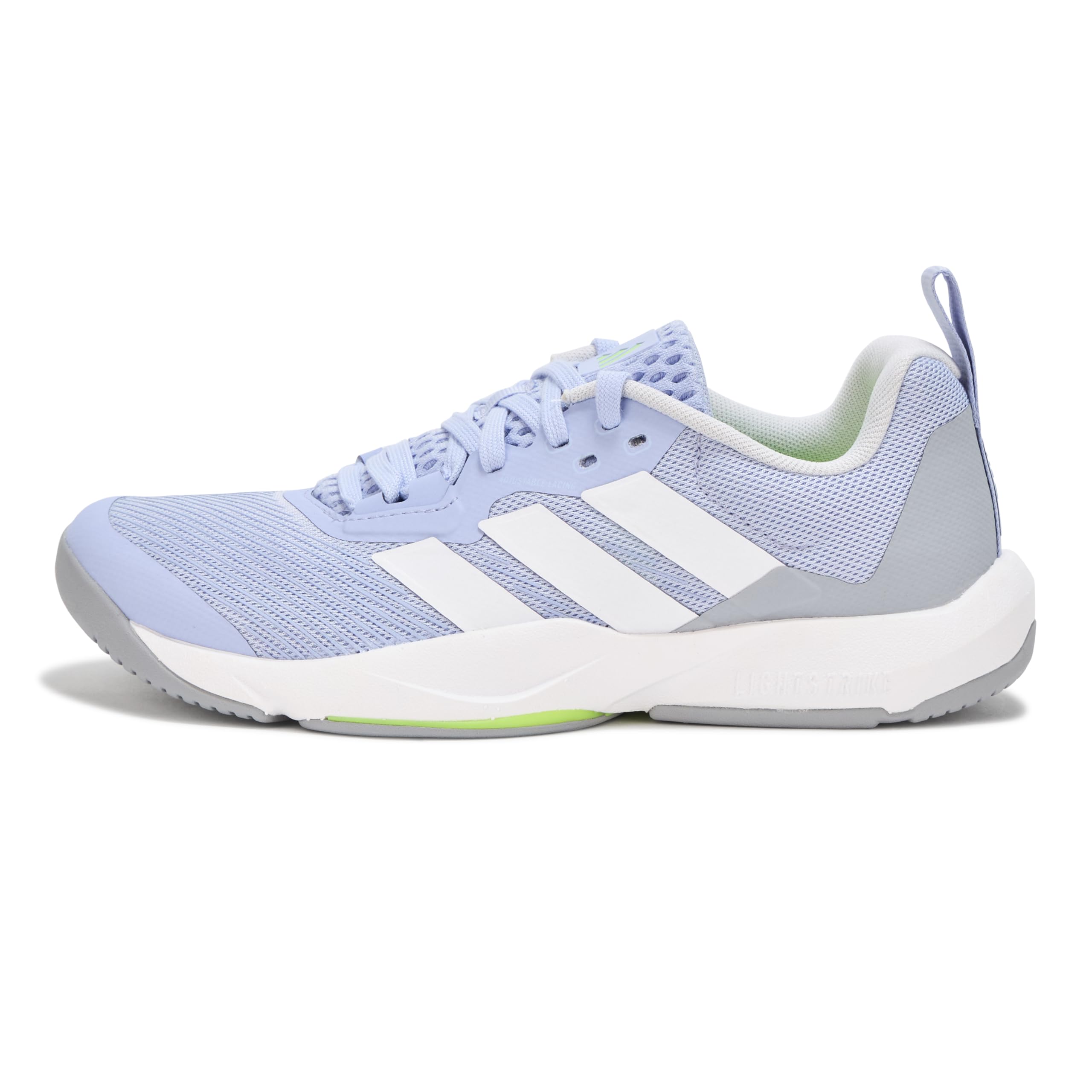 adidas Women's Rapidmove 2 Training Sneaker, Violet Tone/White/Lucid Lemon, 8.5