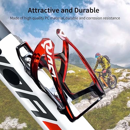 Miniatura 17 de Portabotellas de agua para bicicleta, ultraligero, soporte universal para botellas de bicicleta, ciclismo, MTB, bicicletas de carretera/montaña