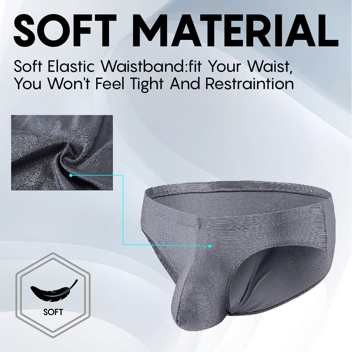 Mens Pouch Underwear Ice Silk Bulge Enhancing Briefs Underwear Sexy Bikini M L XL XXL XXXL - Image 4