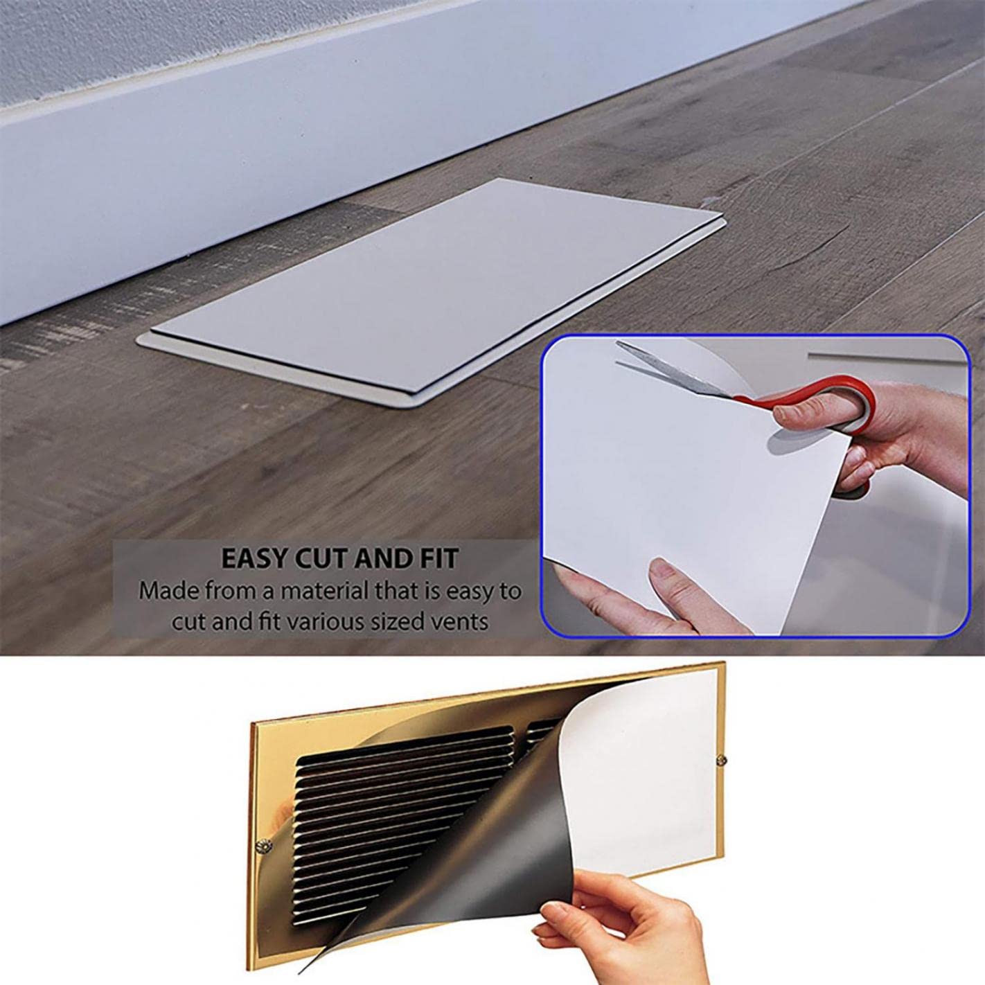 Copertura In Plastica Per Fori A Parete – Decorativa Con Feritoie Per Aria Condizionata E Tubi (100 Mm)