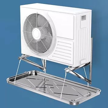 Stainless Steel Drain Pan for Air Conditioner Outdoor Unit, Universal Air Conditioner Drip Tray, Suitable for Indoor and Outdoor Air Conditioning Systems Color 3P, Size 3m Water Pipe
