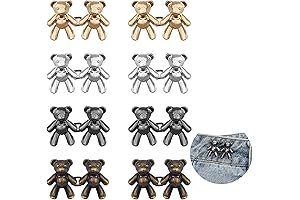 8 Pairs Bear Jeans Fit Fixer Waist Body Fit Tighten Buckles