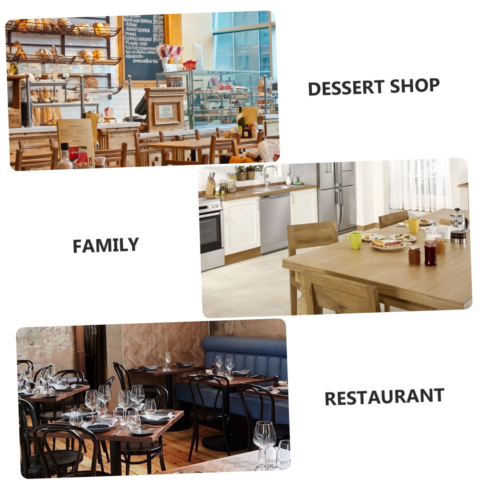 KICHOUSE 24Pcs Plastic Ice Cream Serving Plates Dessert Plates for Parties Events Canteens Convenient Safe Party Supplies for Desserts and Appetizers