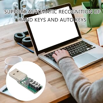 Morse Code Training Adapter USB Key Trainer for/Key Mobile Computer Support 3.5mmPlug Key Trainer Connectors