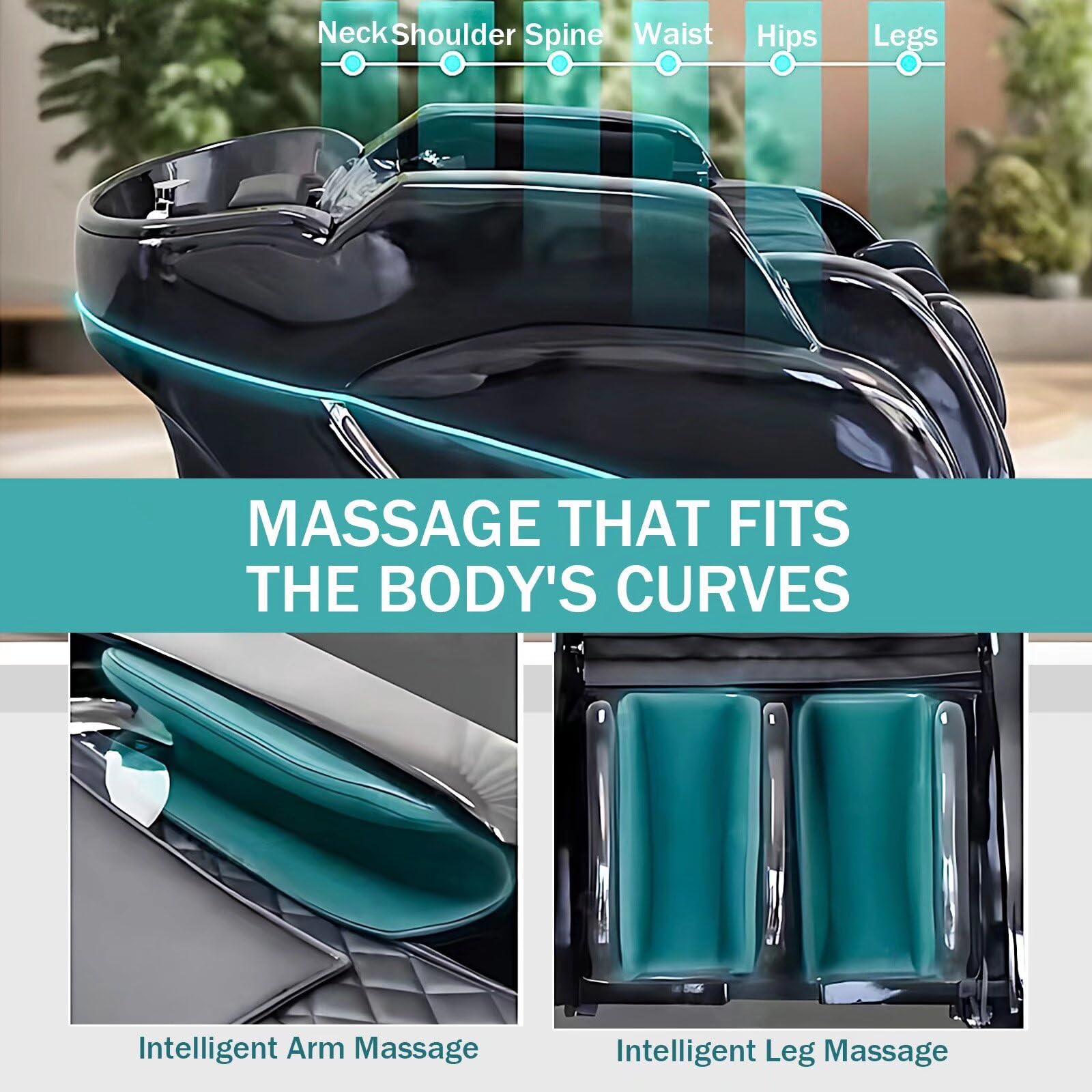 Elektrische Shampoo-Liege, Massageliege, Salon-Kopf-Spa-Schönheitsausrüstung