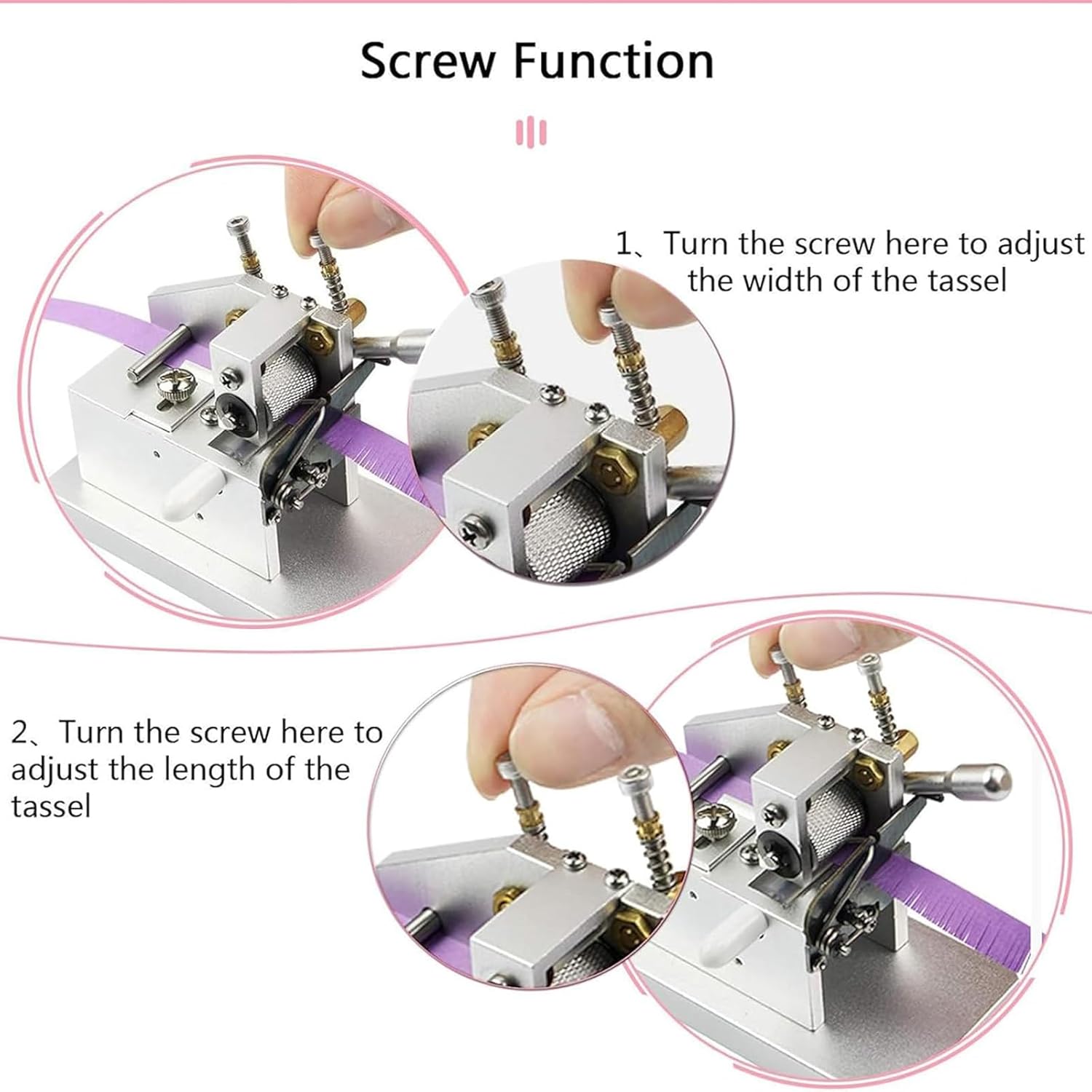 DIY Manual Paper Quilling Machine, Paper Art Tassel Machine, Can Cut Paper Strips 4mm-14mm, Adjustable Width, for Quilling Paper Strips, Handmade Unique DIY Crafts