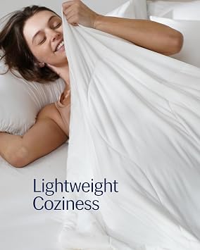 REST Evercool+ Cooling Comforter Set for Hot Sleepers, 4PC, Full | 1 Comforter + 1 Fitted Sheet + 2 IONIC+ Silver Pillowcases, Cool-to-Touch for Night Sweats, Deep Pocket, Wrinkle-Free