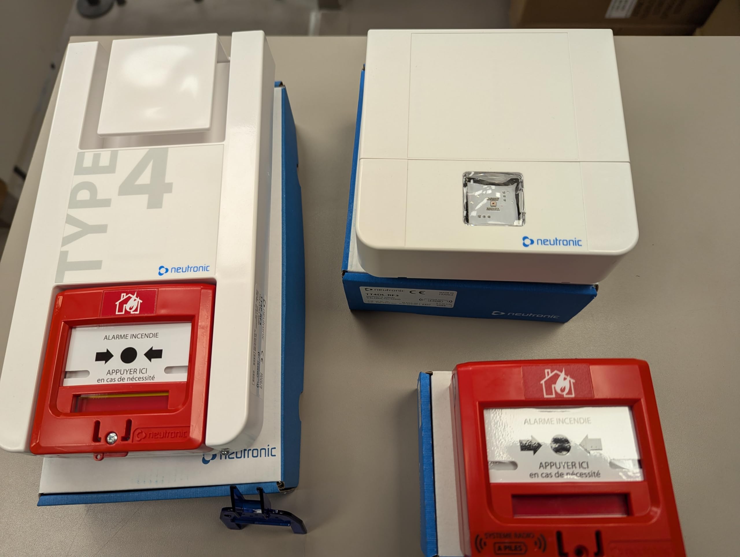 Alarme Incendie Radio NEUTRONIC Type 4 POUR LES PROFESSIONELS RECEVANT DU PUBLIC