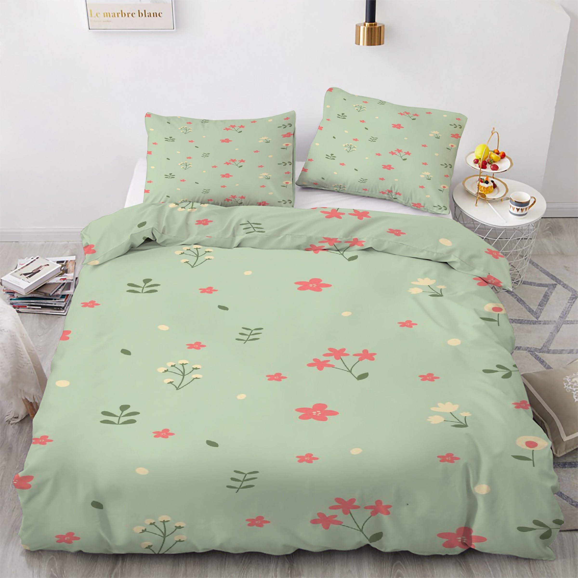 Parure de lit jardin fleuri 220x240 pour transformer votre chambre en oasis de douceur