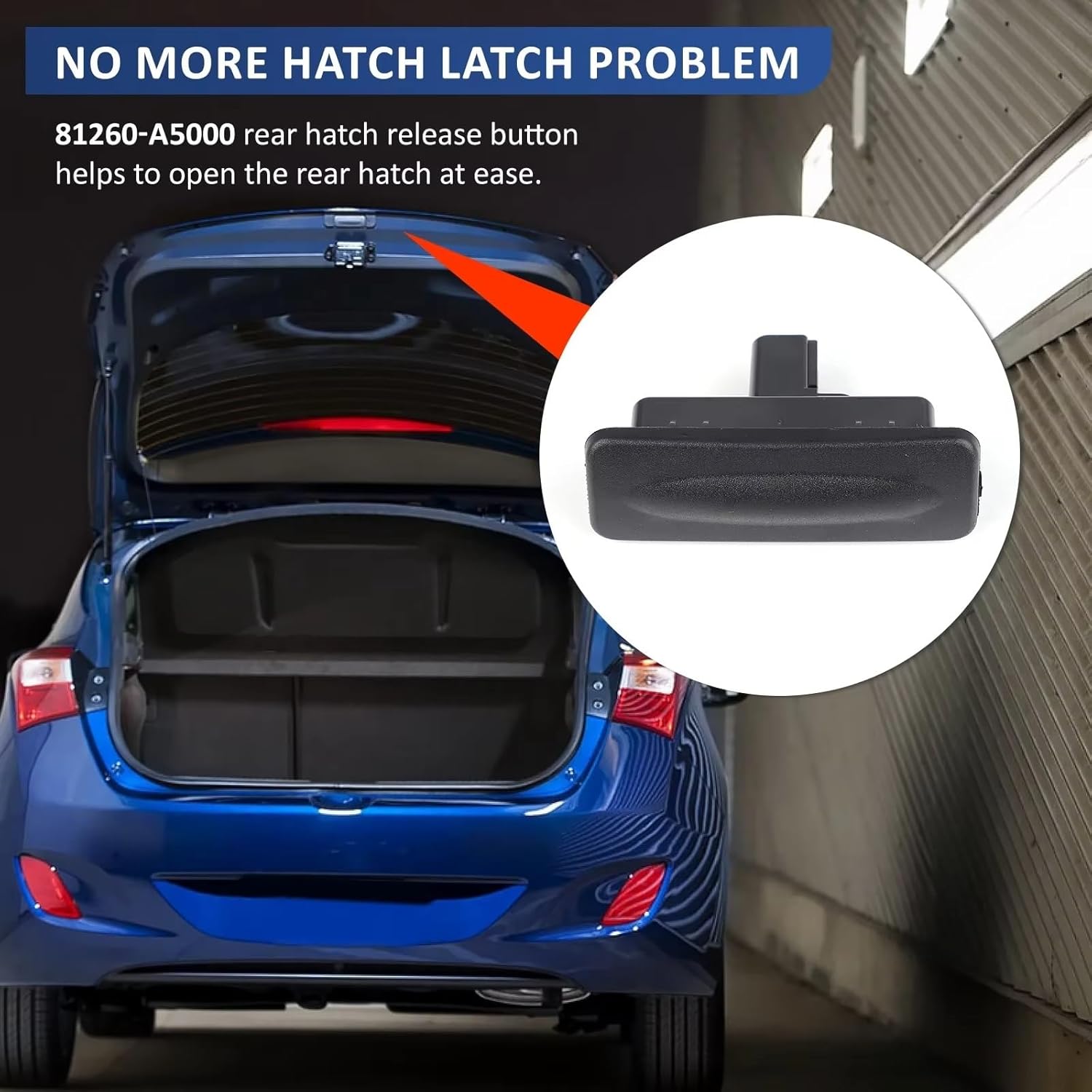 Tailgate Boot Opening Switch for Kia for Ceed 2013-2018 Rear Tailgate Switch Trunk Handle Hatch Release Button