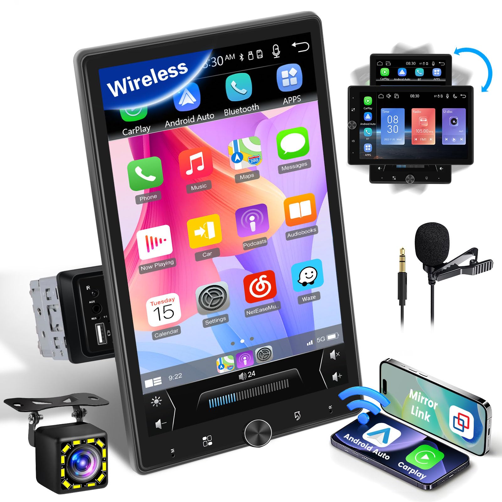 Built-in Bluetooth for Calls and Music
