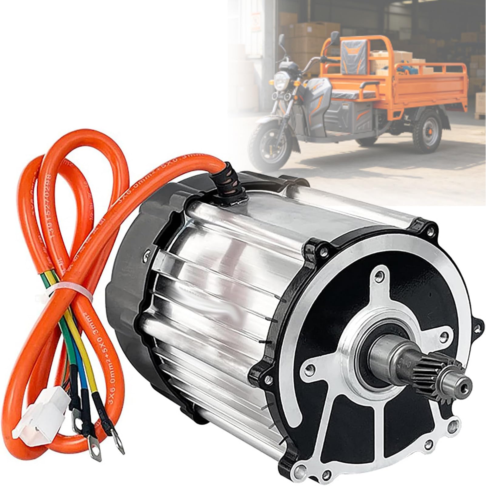 Silnik Z Mechanizmem RóżNicowym Do Elektrycznego TróJkołOwca1000 W – 4000 W 48V-1800W