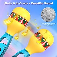 Vista 3 de Fastsnail Sand Hammer Hand Grip for Nintendo SwitchSwitch OLED, Game Controller Grips with Wrist Straps and Sticker for Switch Joycon, Detachable