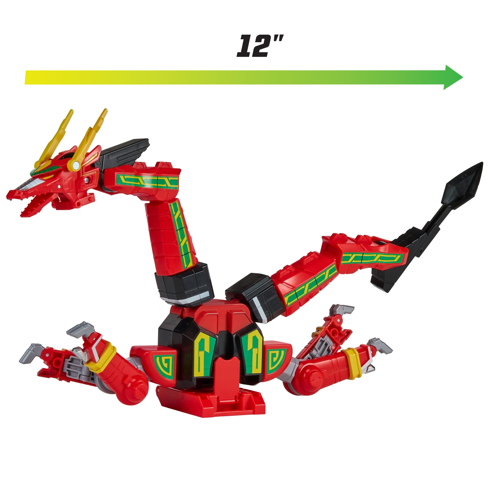 Power Rangers Mighty Morphin Re-Ignition - Czerwony Smok Deluxe Kombinowalny Thunderzord (Seria 2) od Playmates Toys