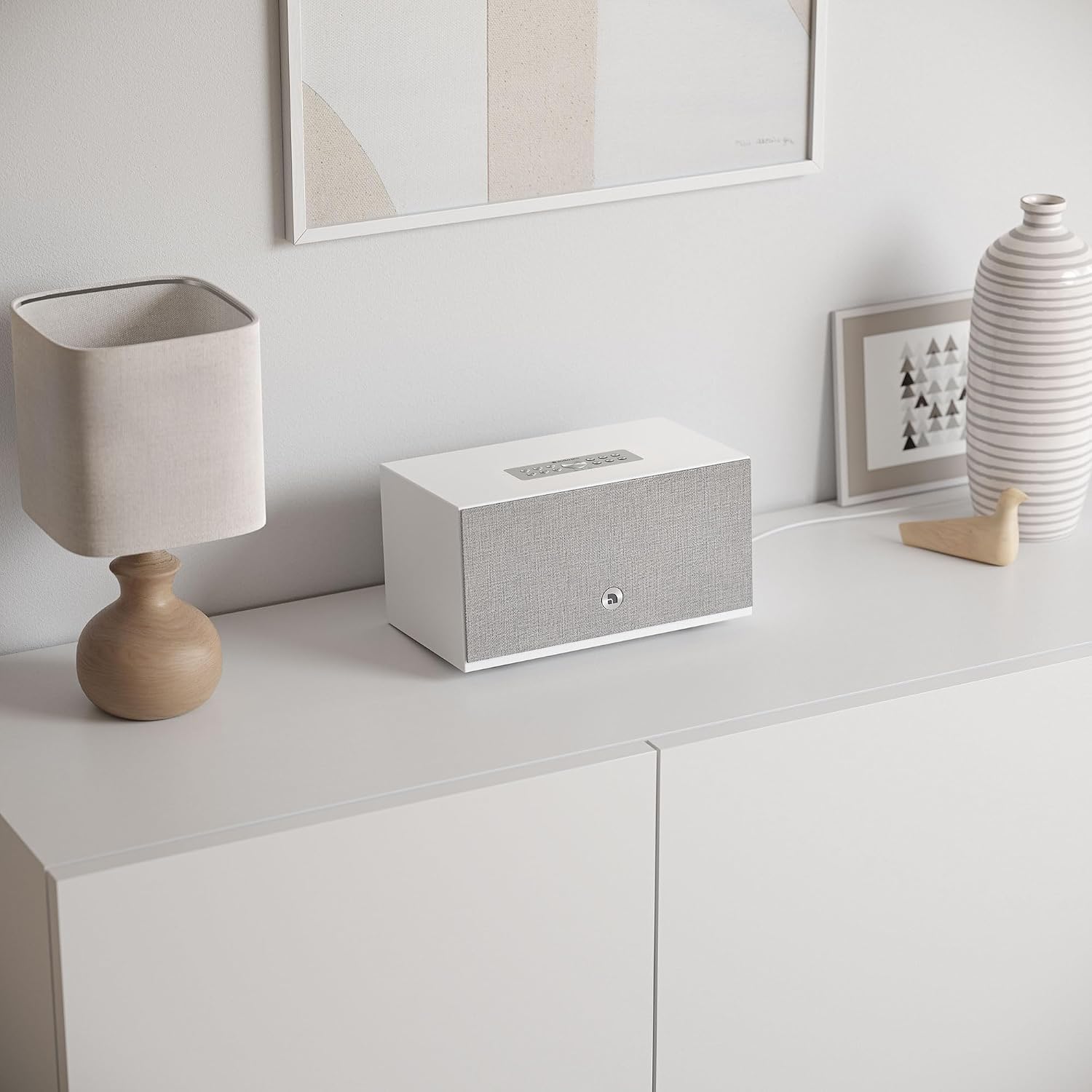 Audio Pro C10 MkII W – WiFi and Bluetooth Speaker, Multiroom, AirPlay 2, Google Cast, Spotify Connect - White