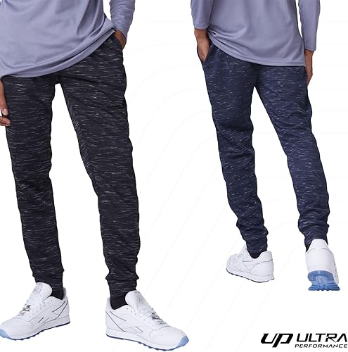 Miniatura 3 de Ultra Performance 3 Pack Mens Joggers Mens Athletic Sweatpants with Pockets for Men, Small - 3X