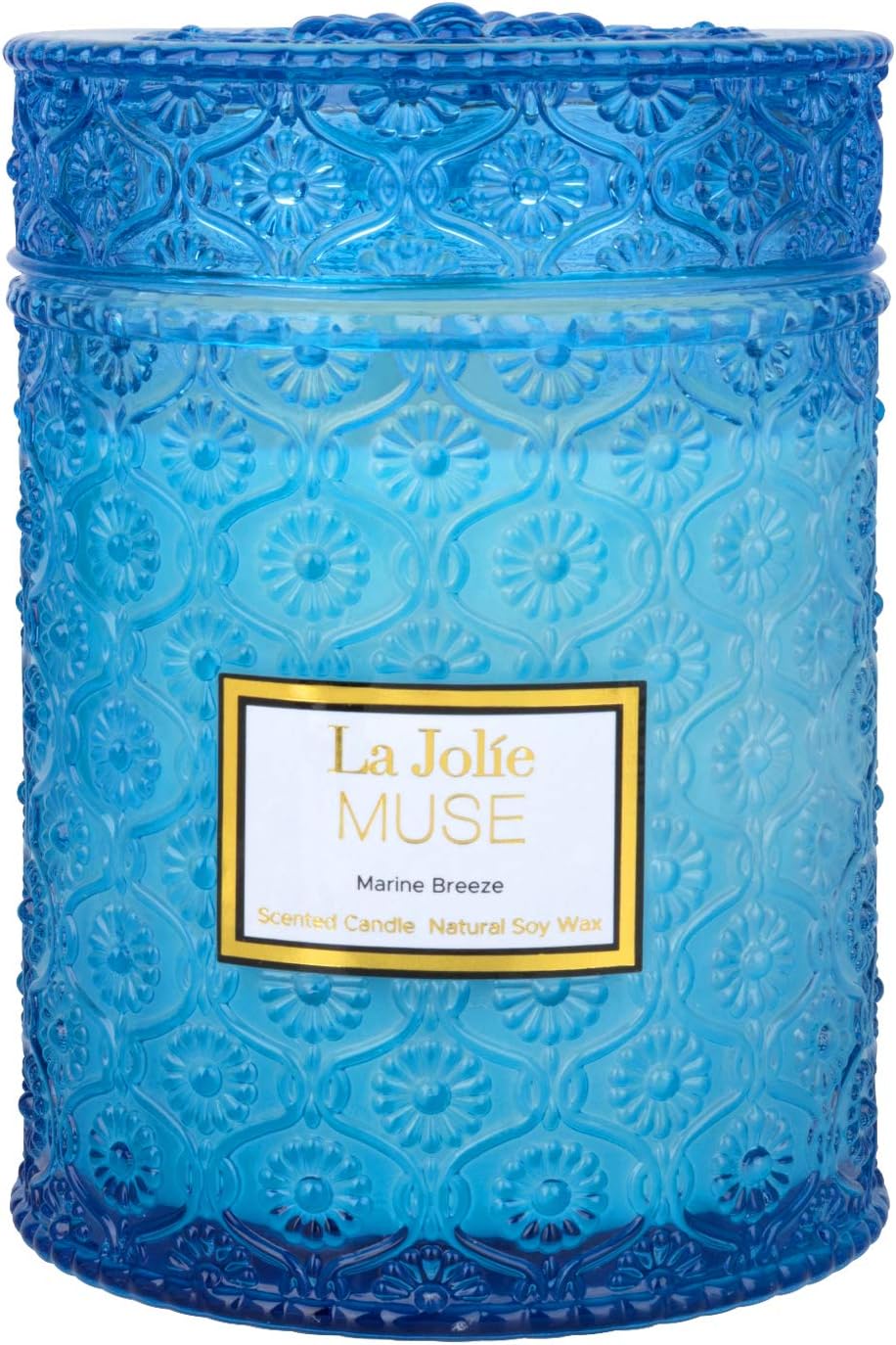 LA Jolie Muse Ocean Scented Candle, Marine Scent
