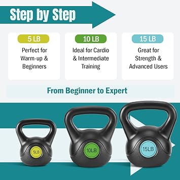 OLIXIS Hard Kettlebell Sets Strength Training KettleBells Weight Set