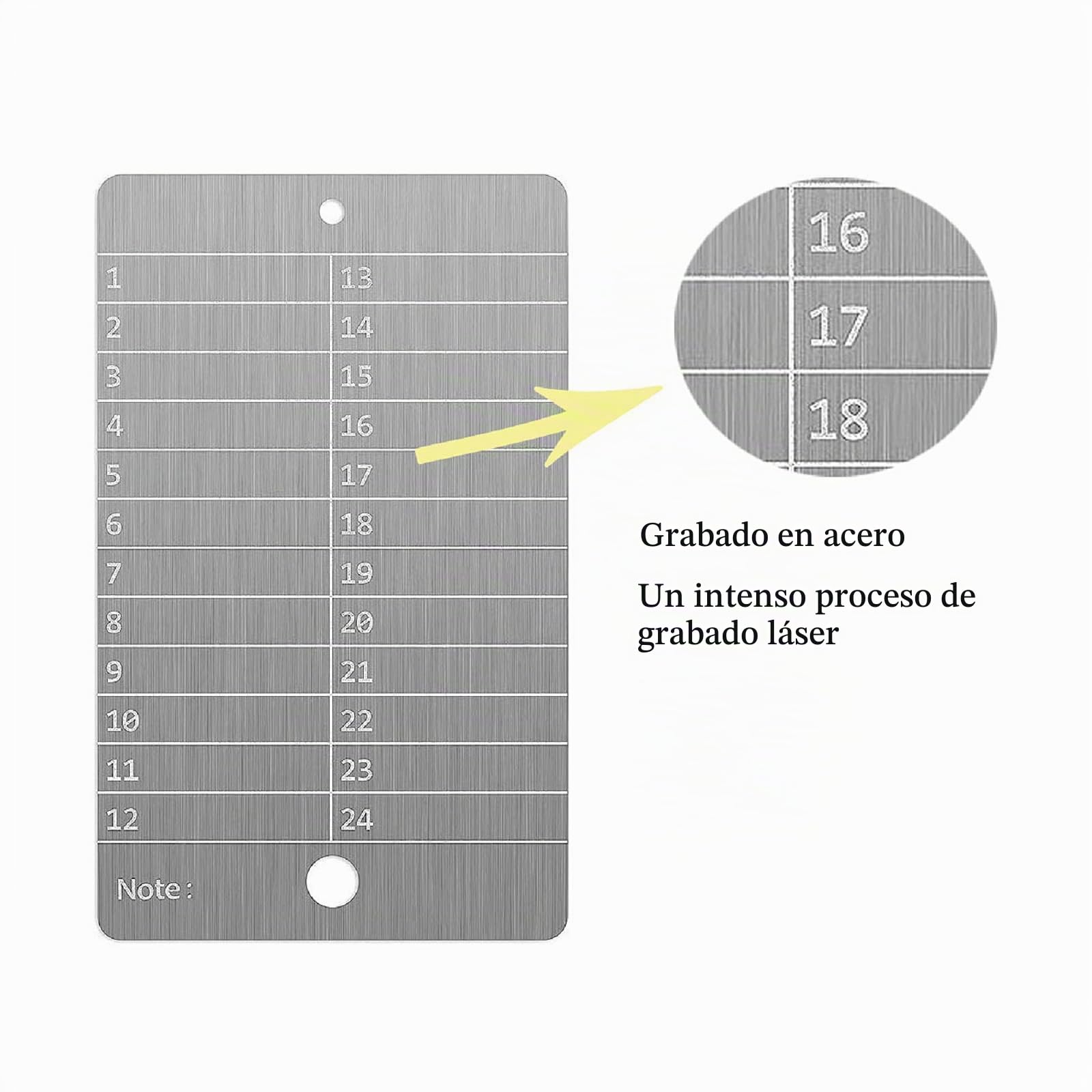 Bitcoin Cartera de acero, criptomoneda cartera para hardware Cold Wallet Backup, Bitcoin Crypto Seed Storage Compatible con todo el hardware BIP39 (individual)