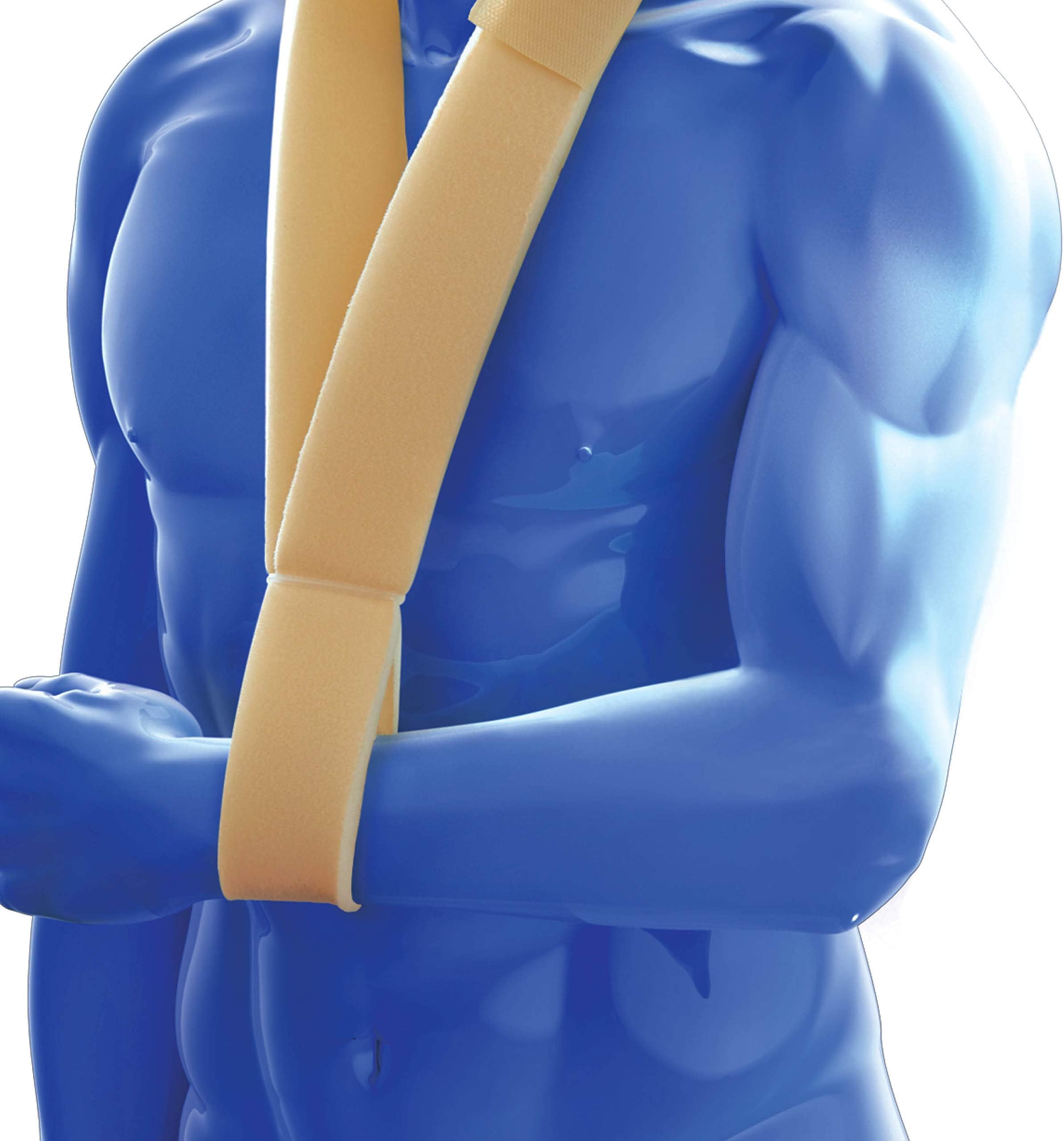 Foam Arm Sling – Medical Arm Support with Adjustable Strap, Elbow Immobilizer for Injury Recovery, Lightweight & Breathable Design, Universal Size, Comfortable Foam Support