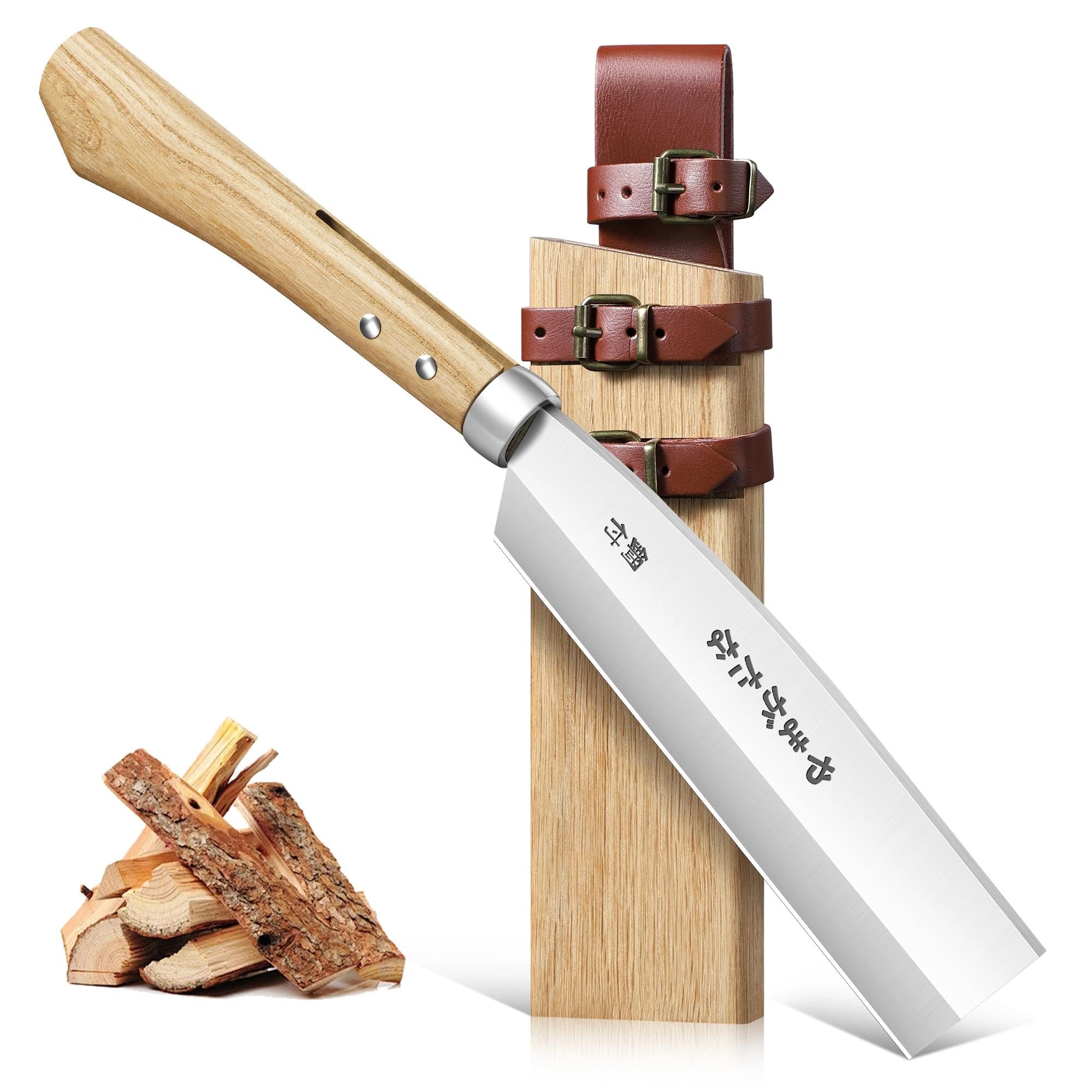 Dream Reach NATA Machete Scharfe, Garten Machete mit Holzscheide and Half Tang Ergonomischer Holzgriff, NATA Beil für Garten, Hof und Camping Outdoor Geschenk für Männer