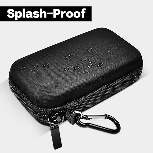 Miniatura 5 de Funda compatible con disco duro externo portátil WD 1 TB, 2 TB, 500 GB, My Passport SSD, bolsa de almacenamiento también se adapta a cables USB