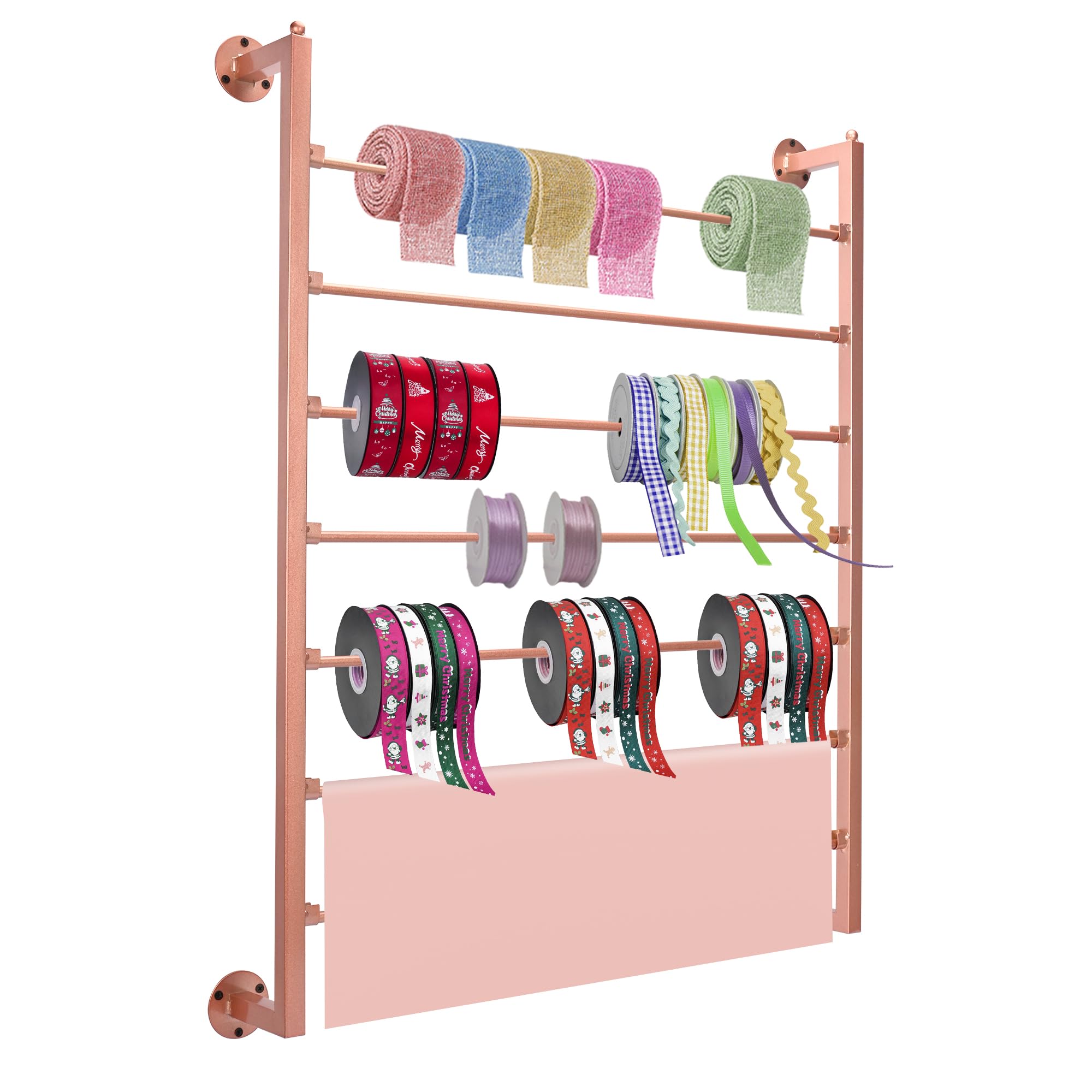Amazon.com: Gtouse Ribbon Organizer Storage Rack, Wall Ribbon Organizer ...